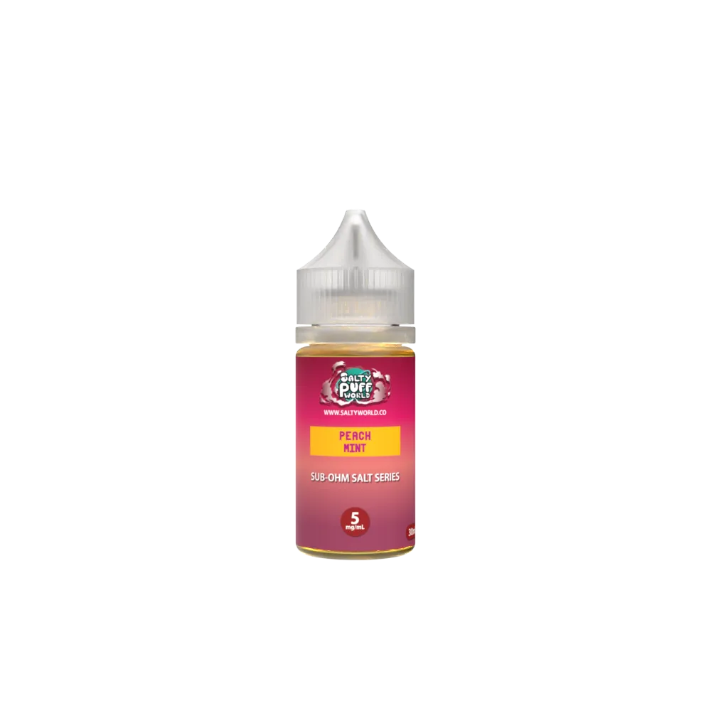 Peach Mint - Sub-Ohm Nicotine Salt E-liquid - Image 2