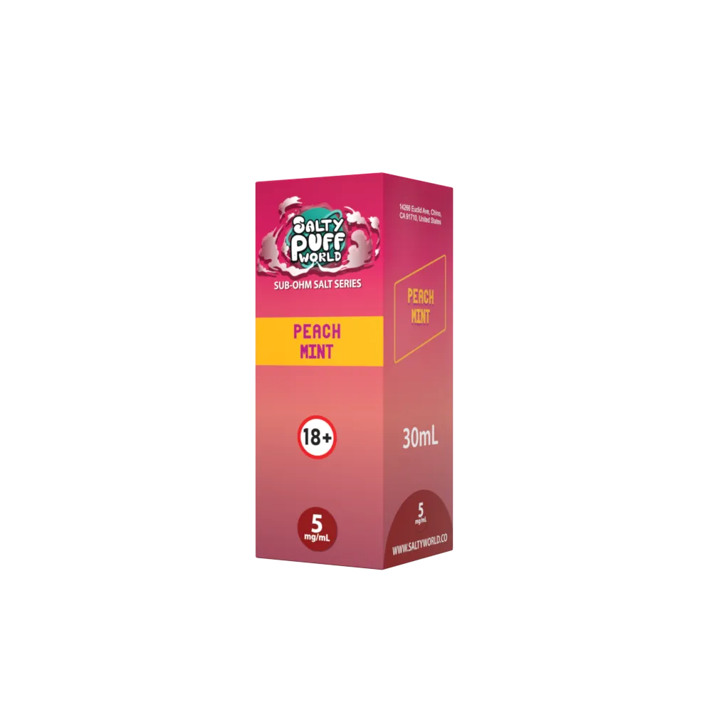 Peach Mint - Sub-Ohm Nicotine Salt E-liquid