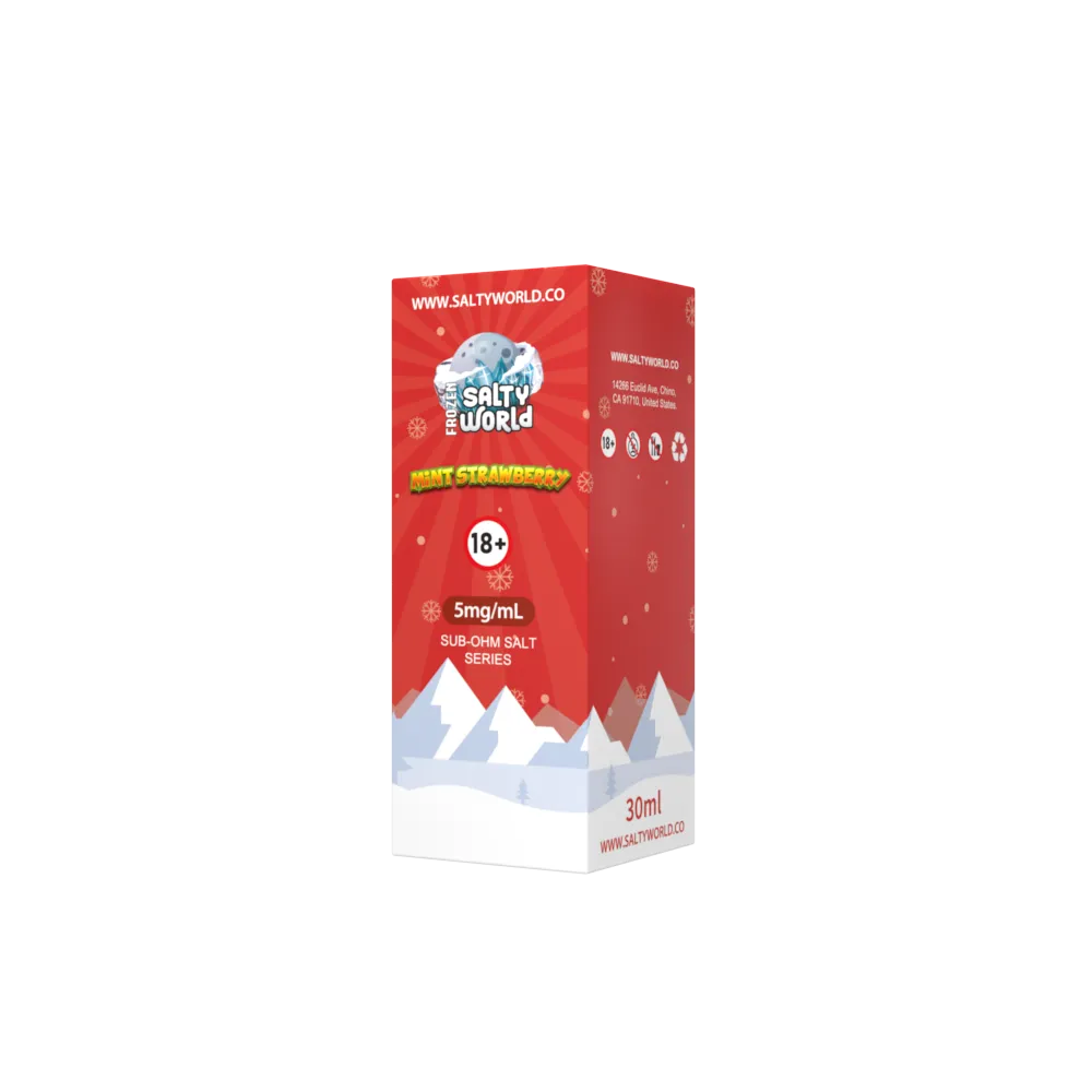 Mint Strawberry - Sub-Ohm Nicotine Salt E-liquid