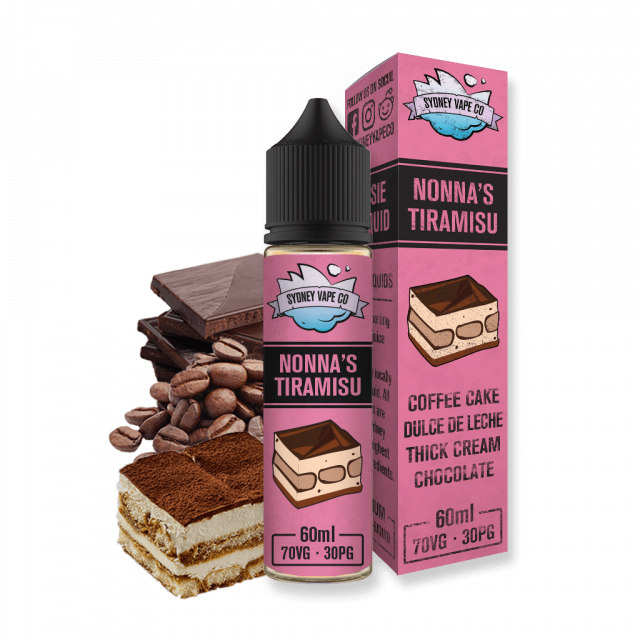 NONNA’S TIRAMISU – SYDNEY VAPE CO (60ML)