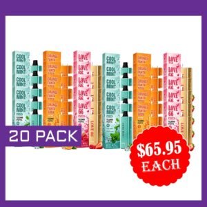 DOUBLE HAPPINESS HYPE 12000 PUFFS – 20 PACK