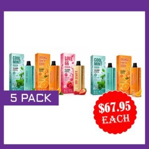 DOUBLE HAPPINESS HYPE 12000 PUFFS – 5 PACK
