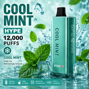 DOUBLE HAPPINESS HYPE COOL MINT – 12000 PUFFS