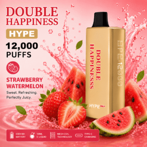 DOUBLE HAPPINESS HYPE STRAWBERRY WATERMELON – 12000 PUFFS
